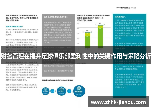 财务管理在提升足球俱乐部盈利性中的关键作用与策略分析 财务管理在提升足球俱乐部盈利性中的关键作用与策略分析